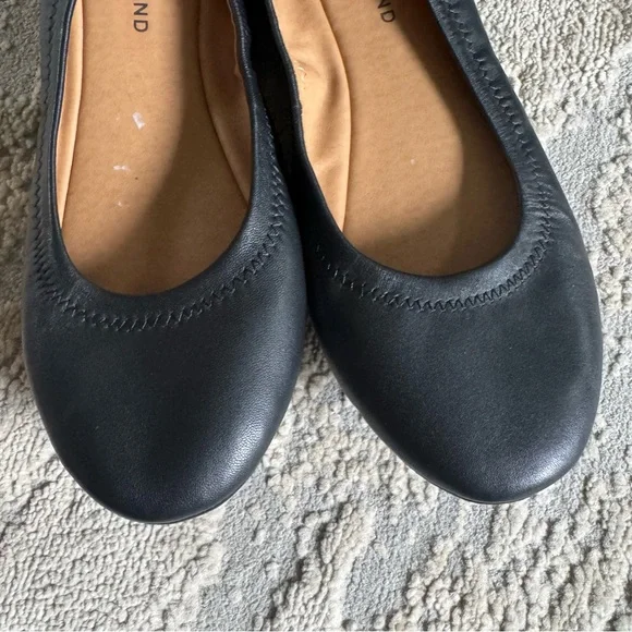 Lucky Brand Erin black ballet Flats slip on round toe Size 9 - Picture 7 of 10